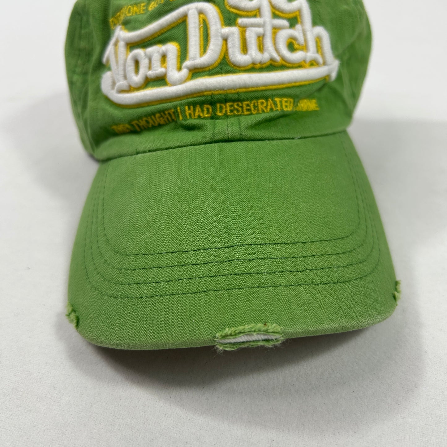 Vintage Green VonDutch Hat