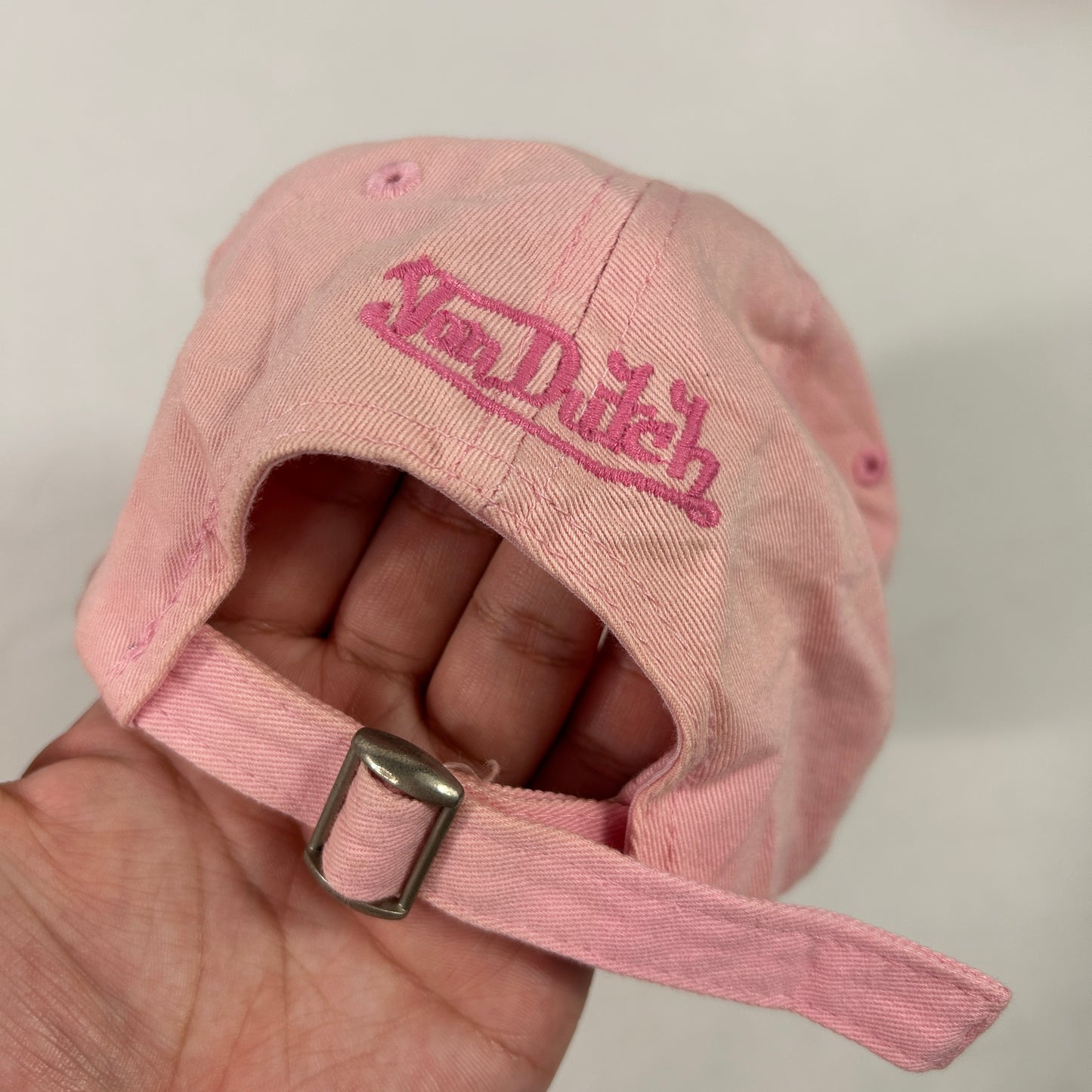 Vintage Baby Pink VonDutch Hat