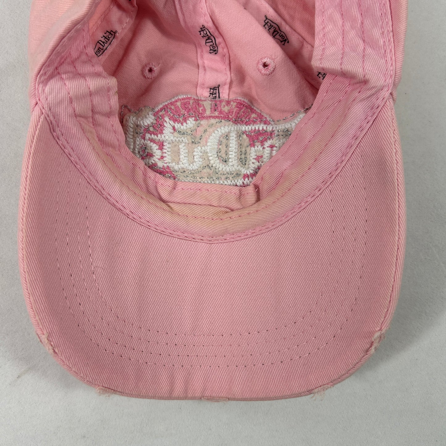 Vintage Baby Pink VonDutch Hat