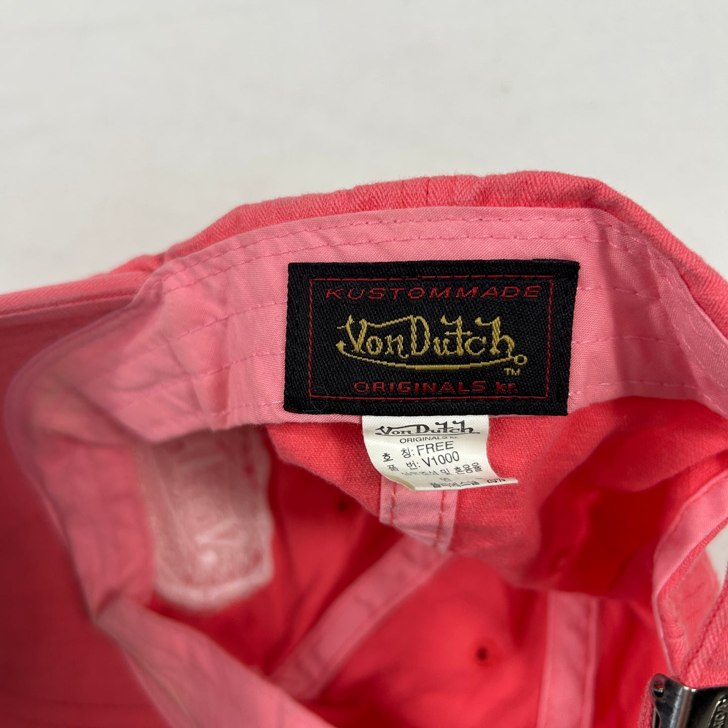Vintage Hot Pink VonDutch Hat