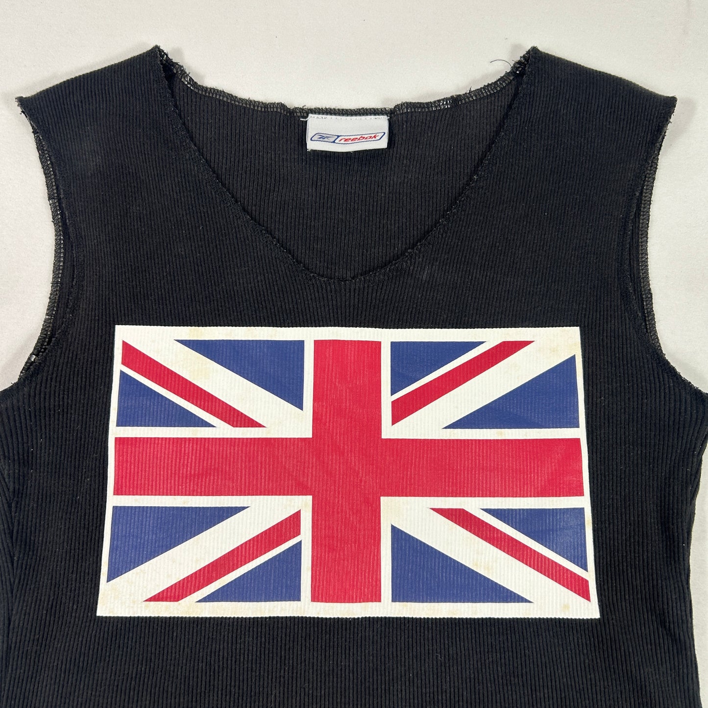 Union Jack Reebok Tank Top - Size S/M