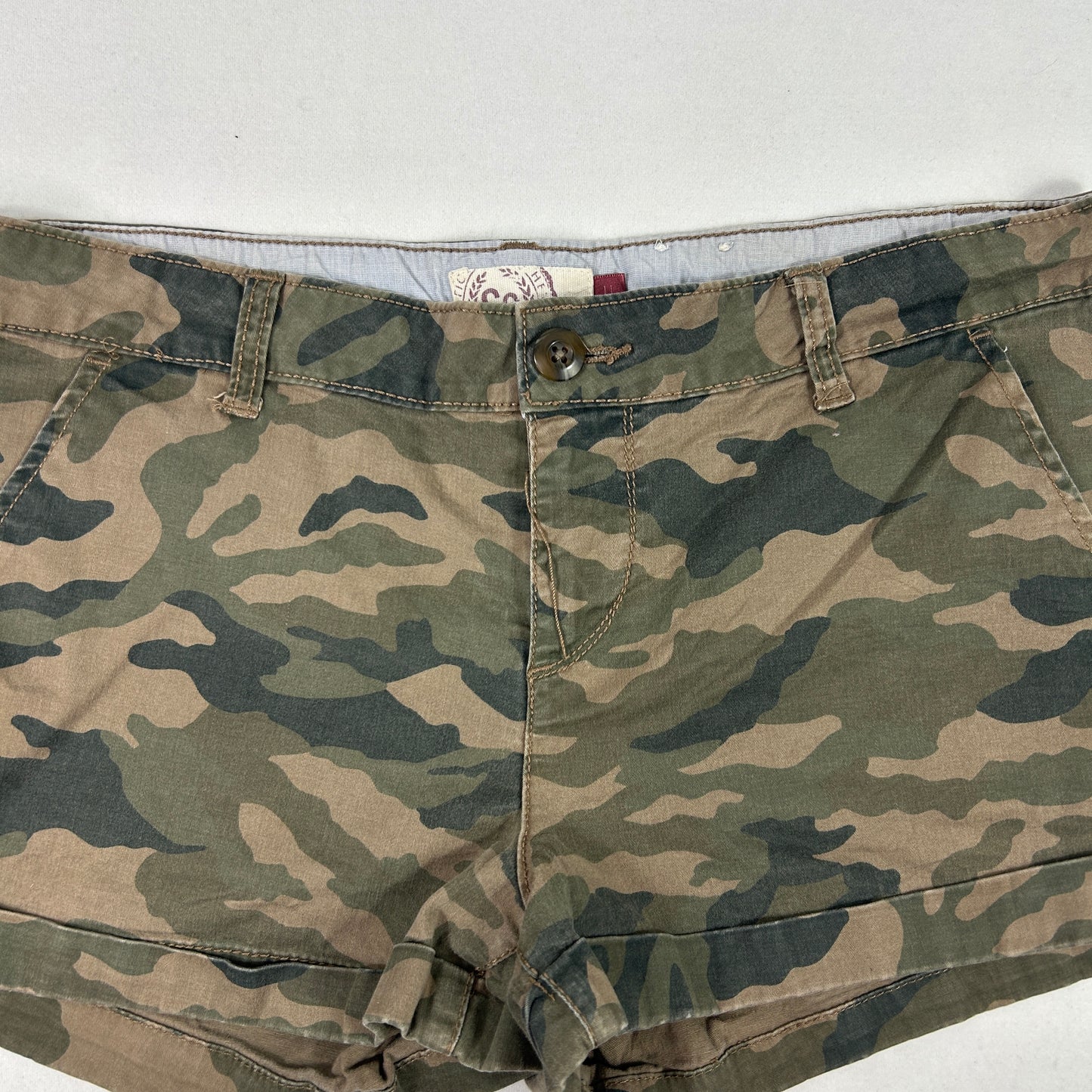 Green Camo Shorts - Size M