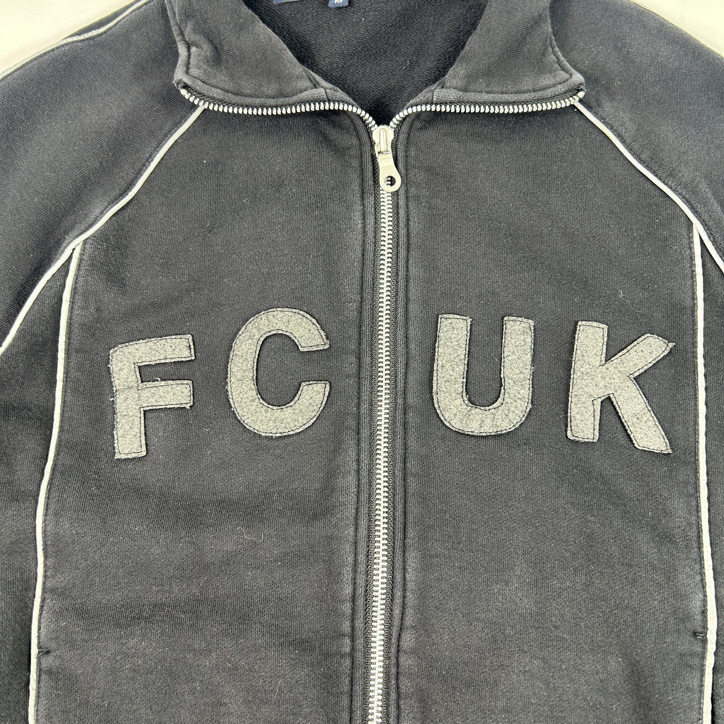 FCUK Reflective Zip Up Jacket - Size M