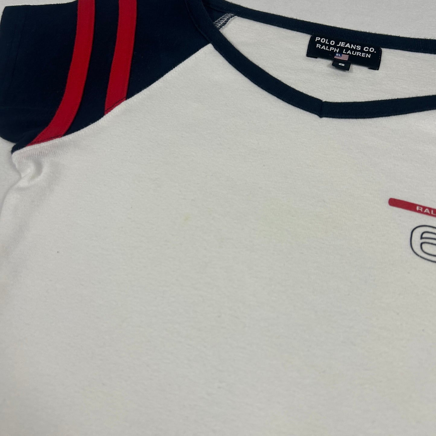 Vintage Polo Jeans '67' Babytee - Size XS/S