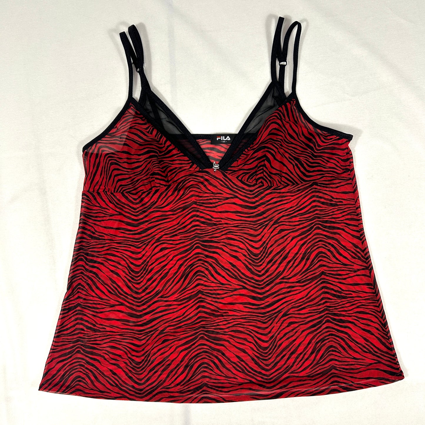 Fila Red Animal Print Camisole - Size M/L