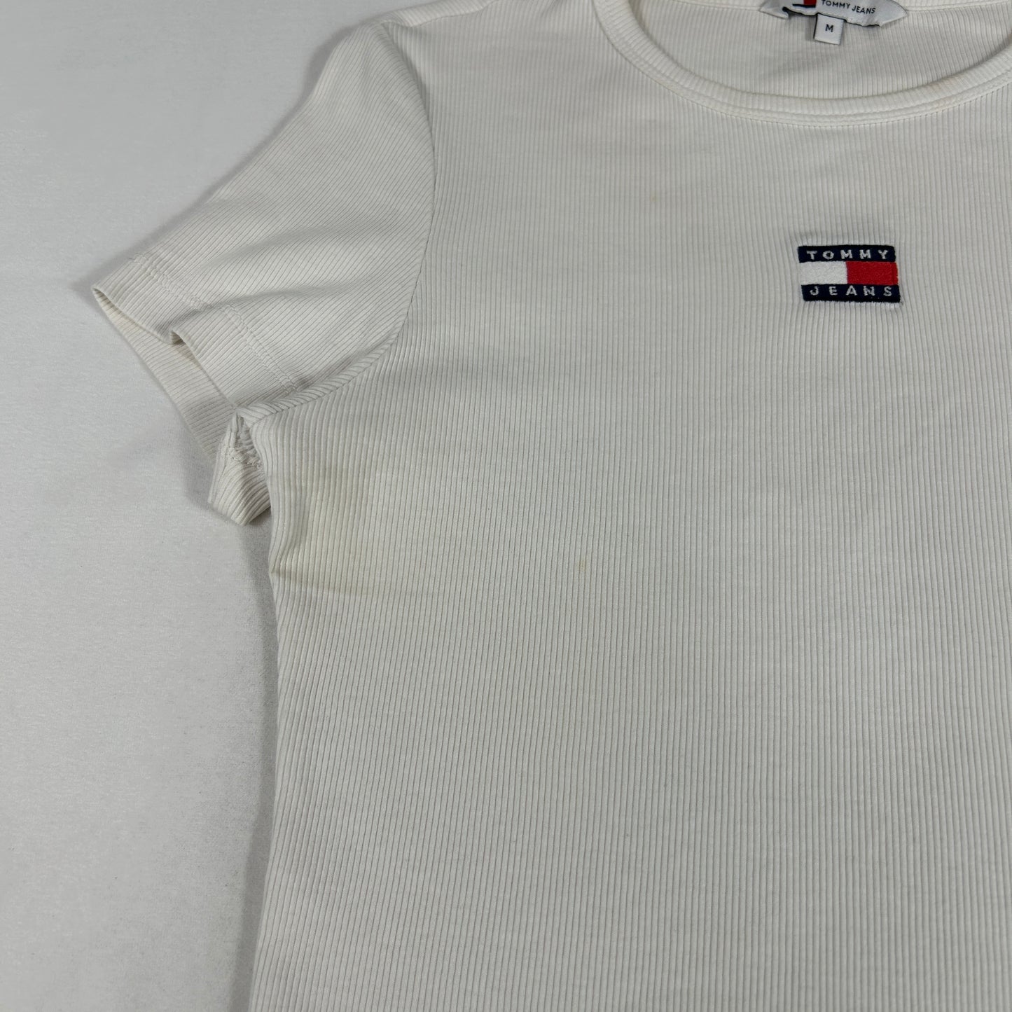 Tommy Jeans Flag Babytee - Size S