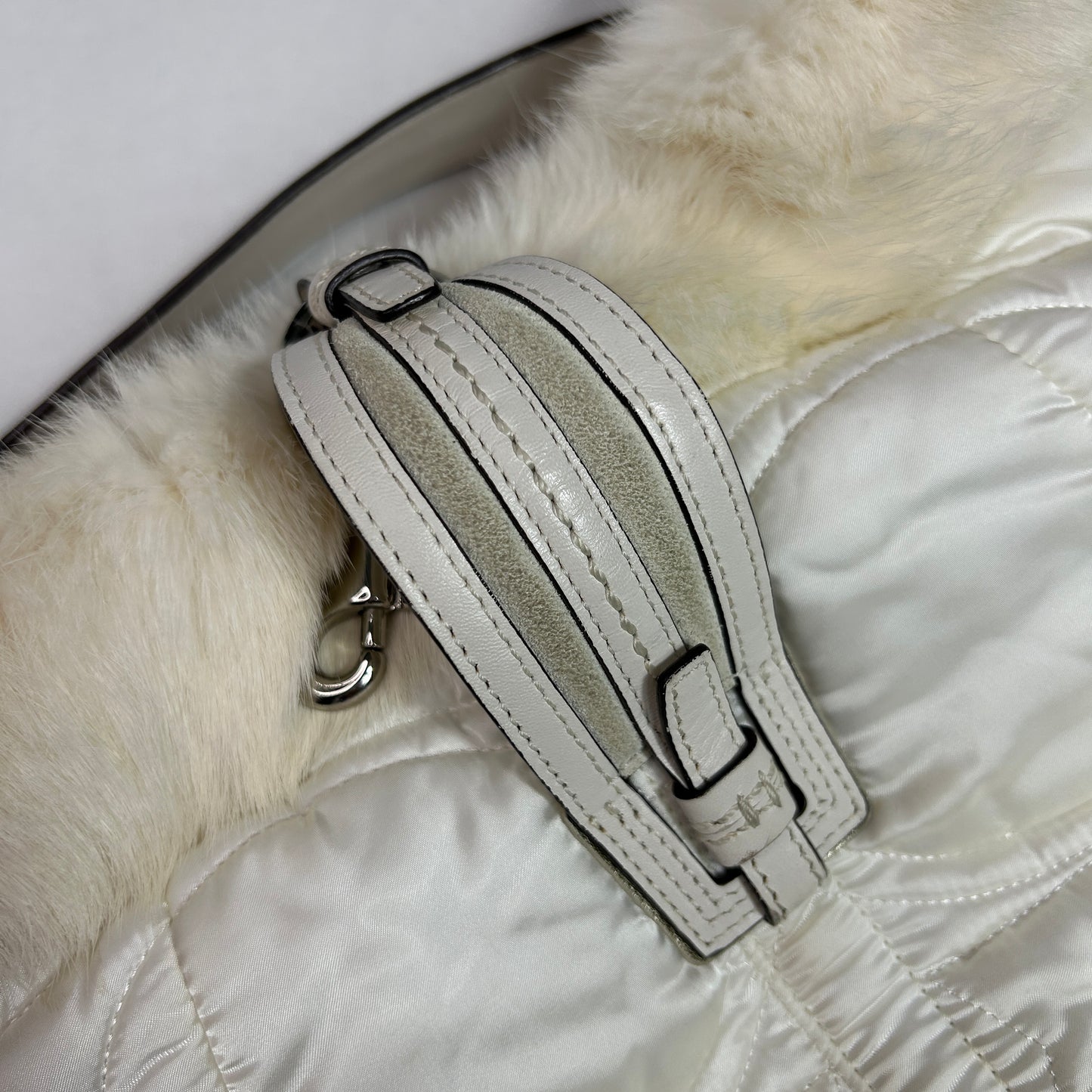 Vintage Coach Fluffy Quilted Shoulder Bag