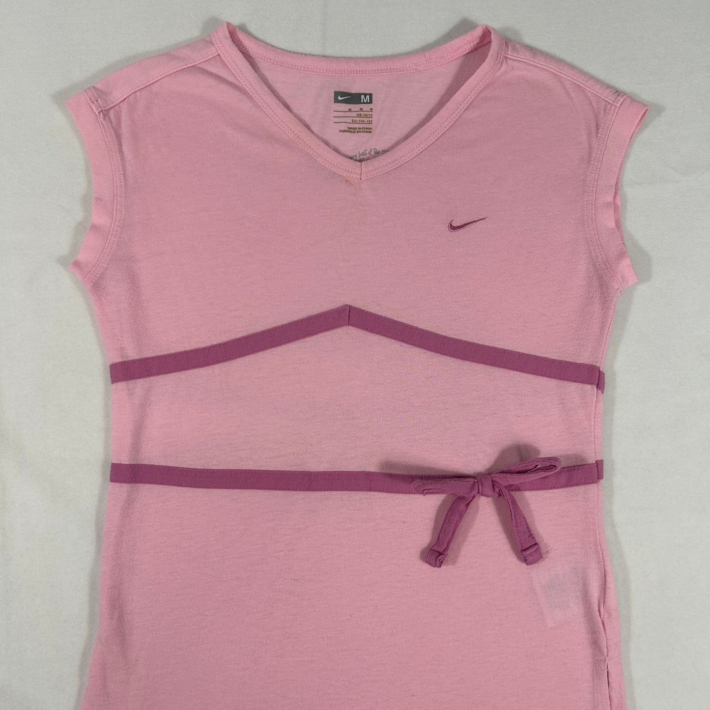 Pink Nike Bow Top - Size S