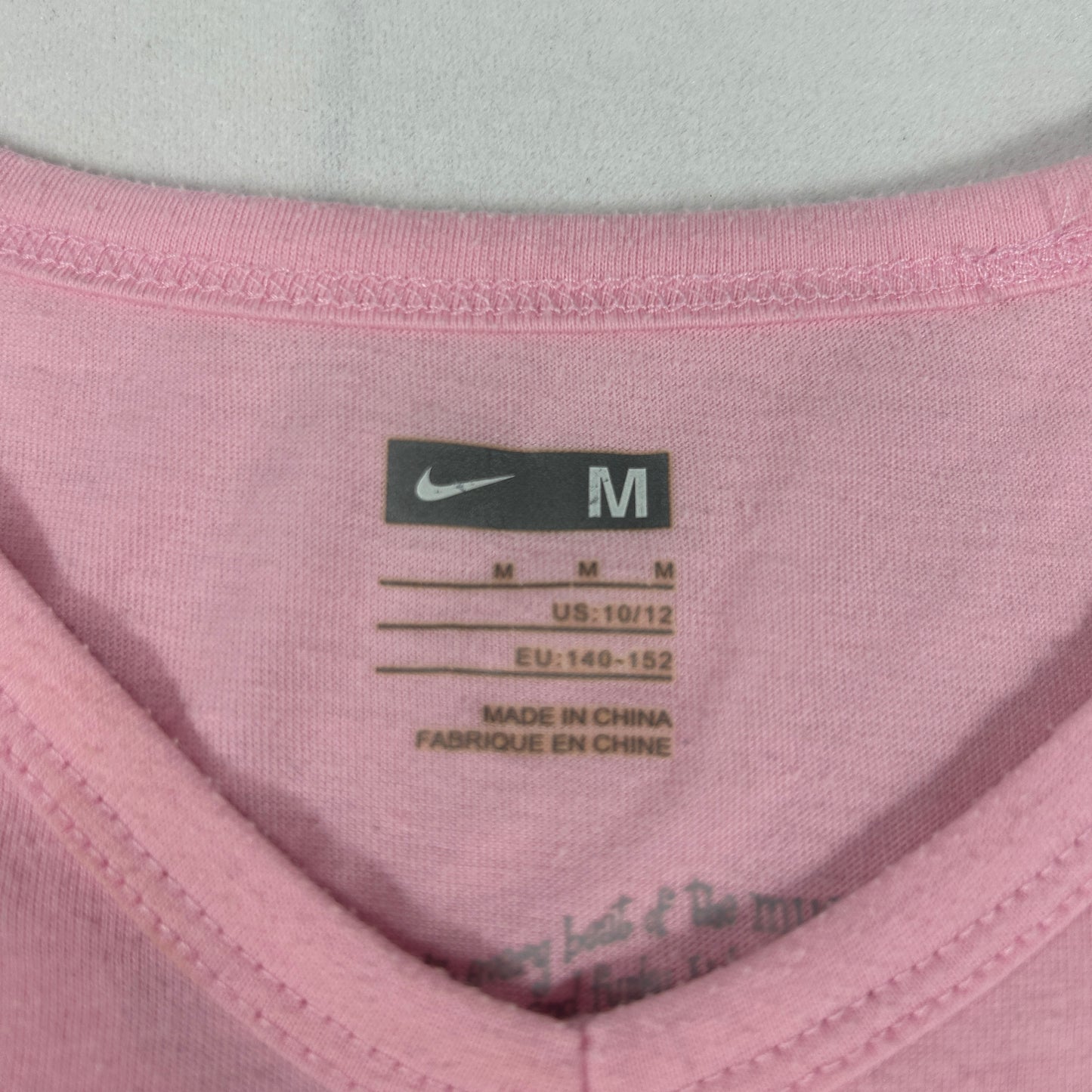 Pink Nike Bow Top - Size S