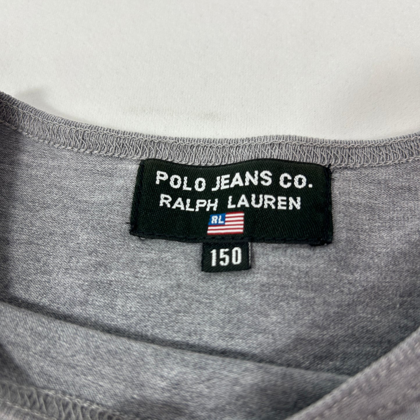 Grey Polo Jeans Babytee - Size S