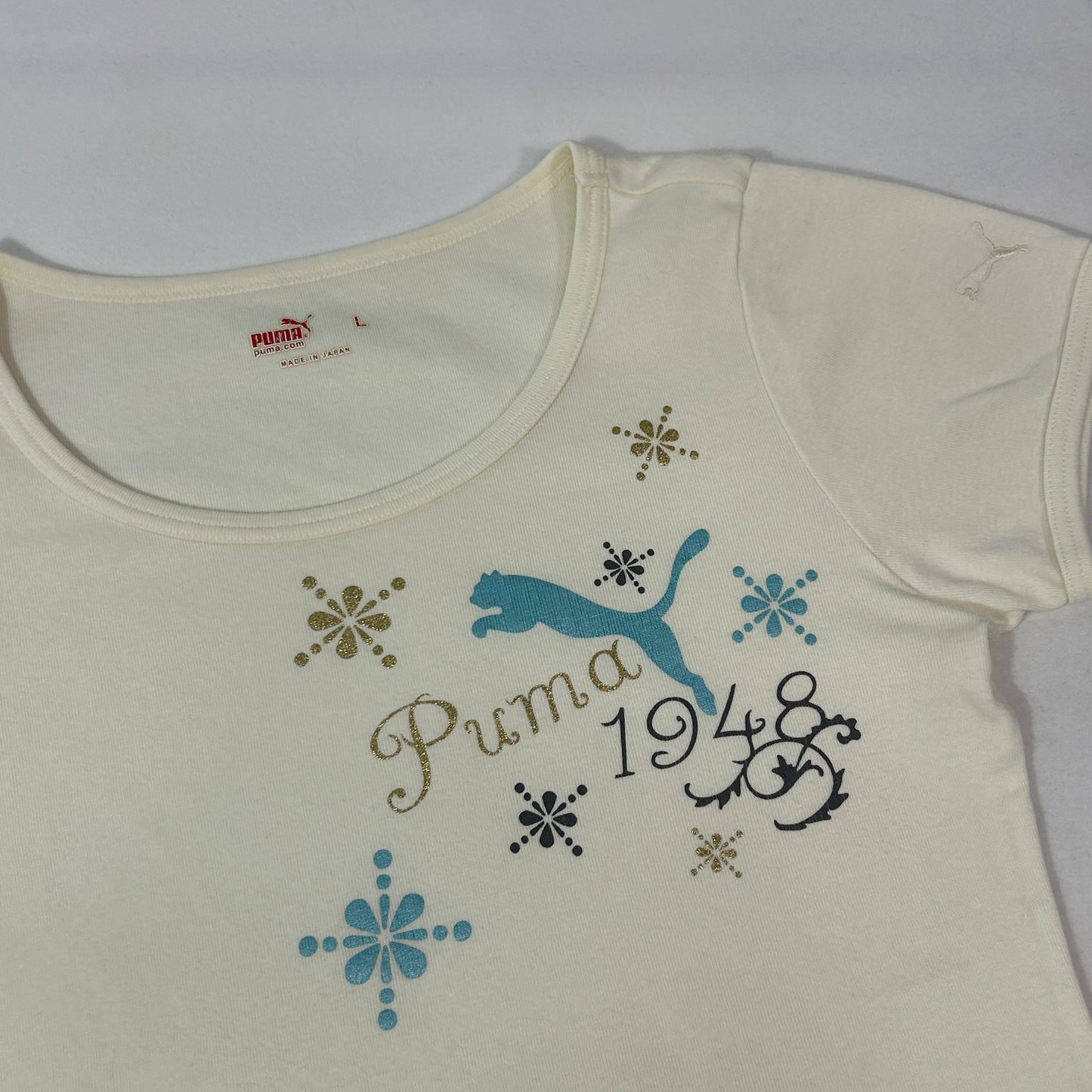 Cream Puma Babytee - Size M