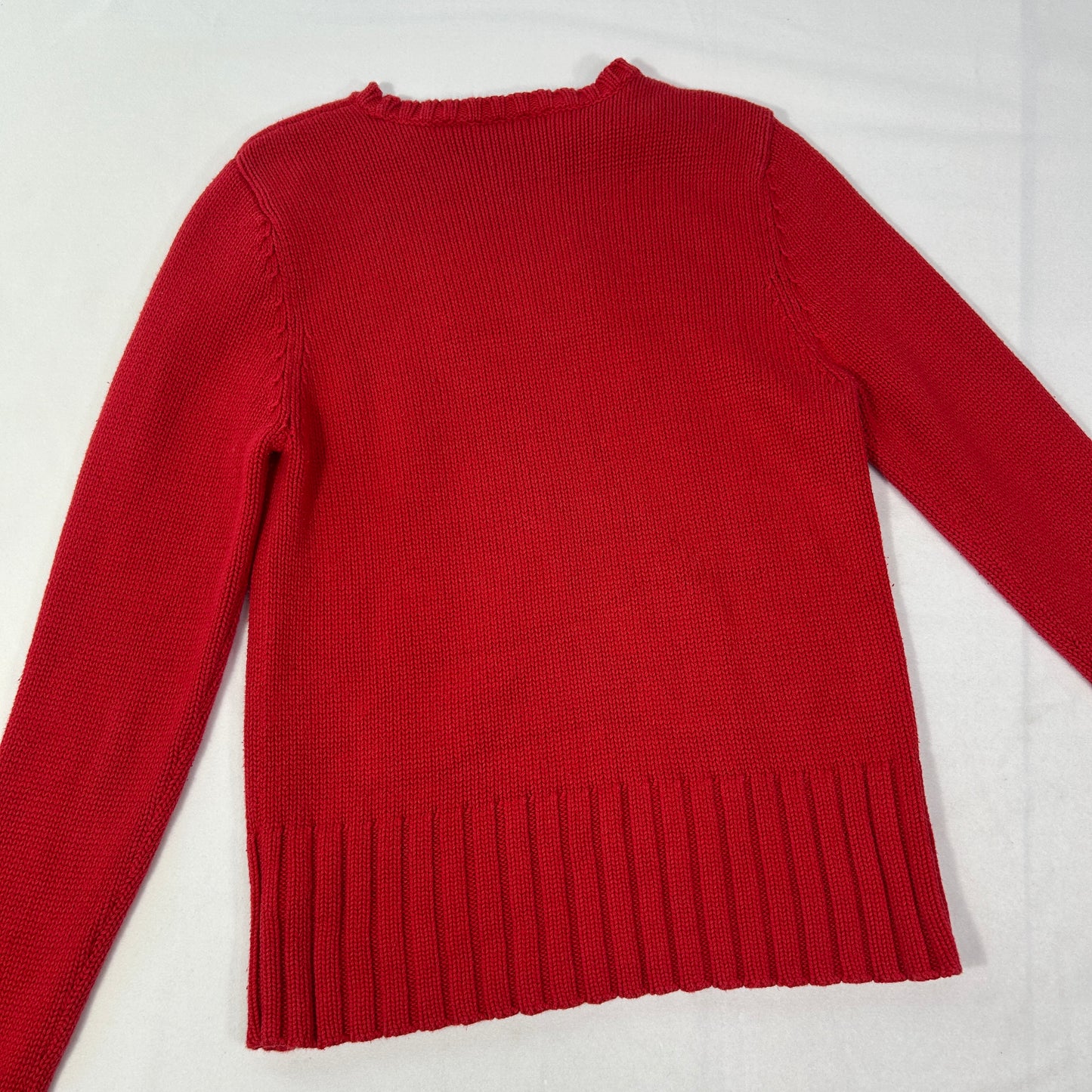 Red Polo Jeans Flag Sweater - Size S