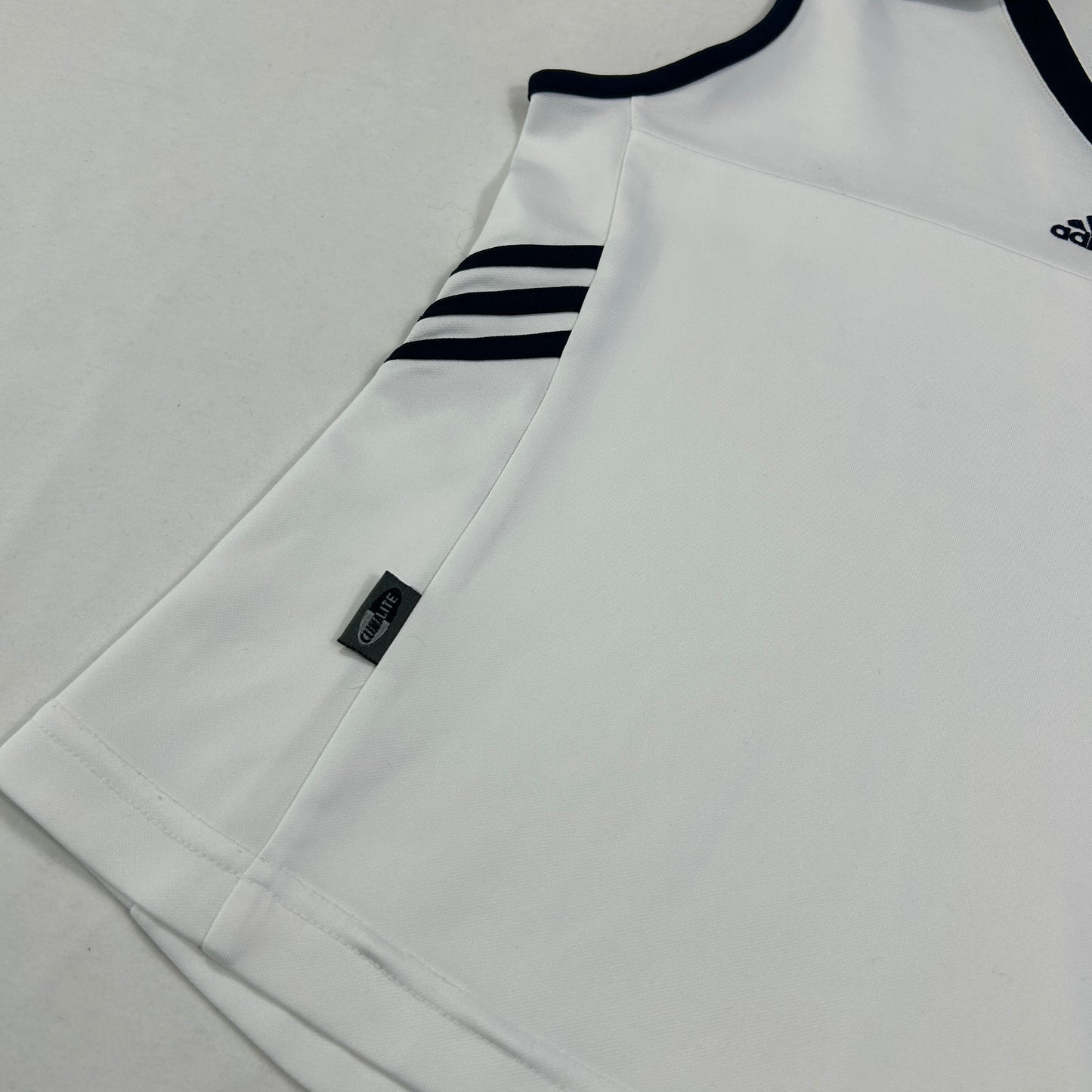 Adidas Striped Collar Tank Top - Size S