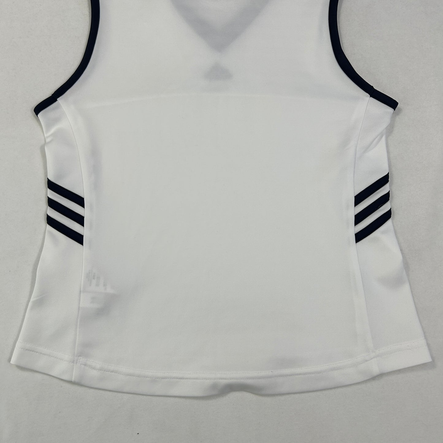 Adidas Striped Collar Tank Top - Size S