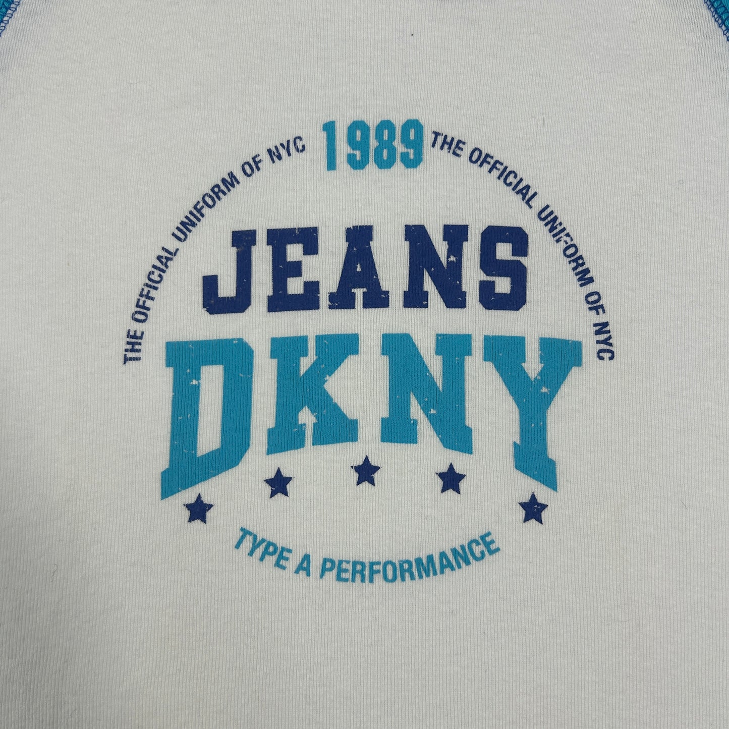 DKNY Jeans Two Tone Babytee - Size M