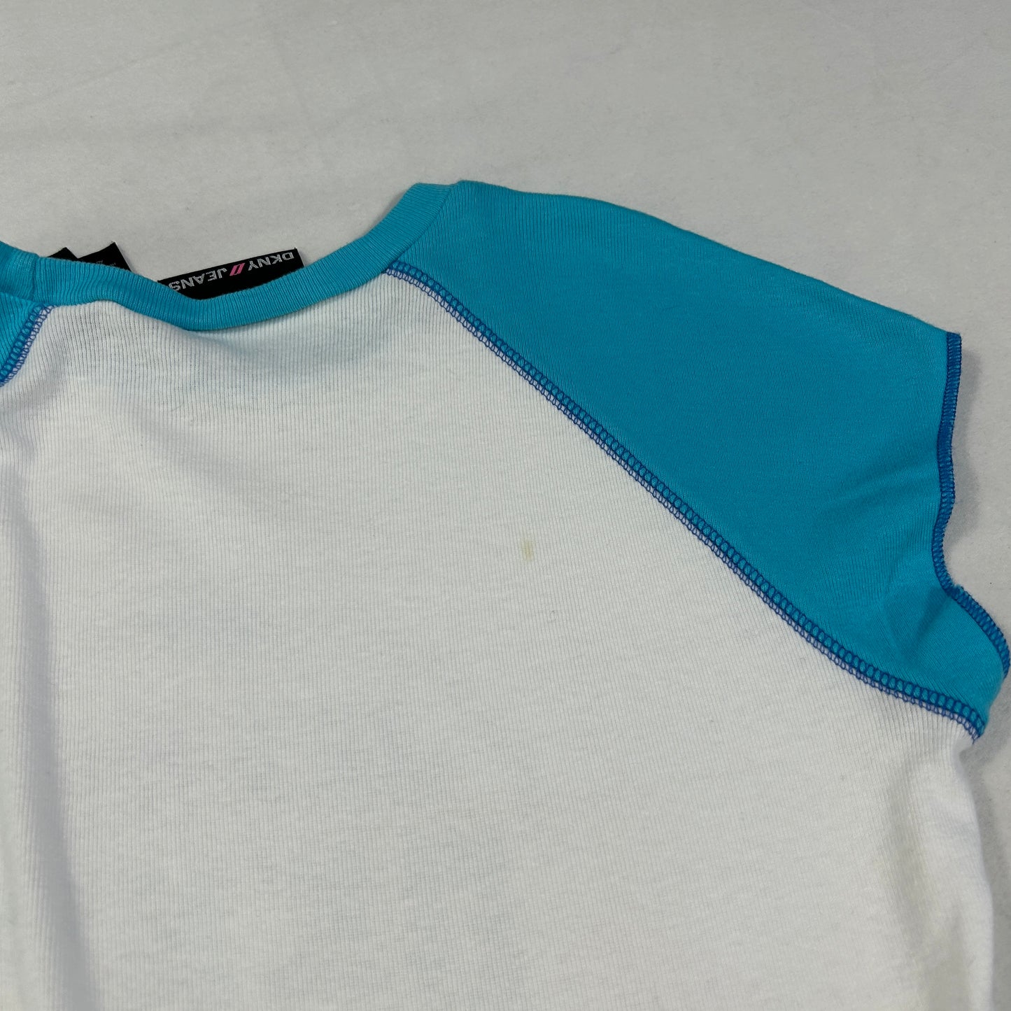 DKNY Jeans Two Tone Babytee - Size M