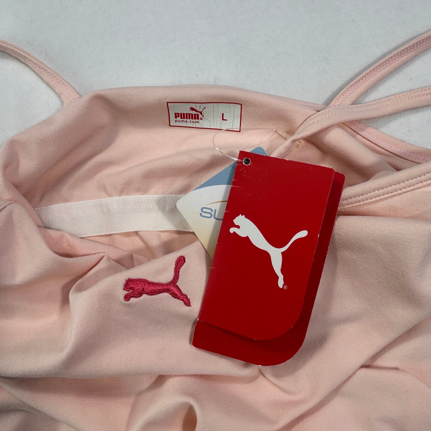 Deadstock Pink Puma Tank Top - Size S