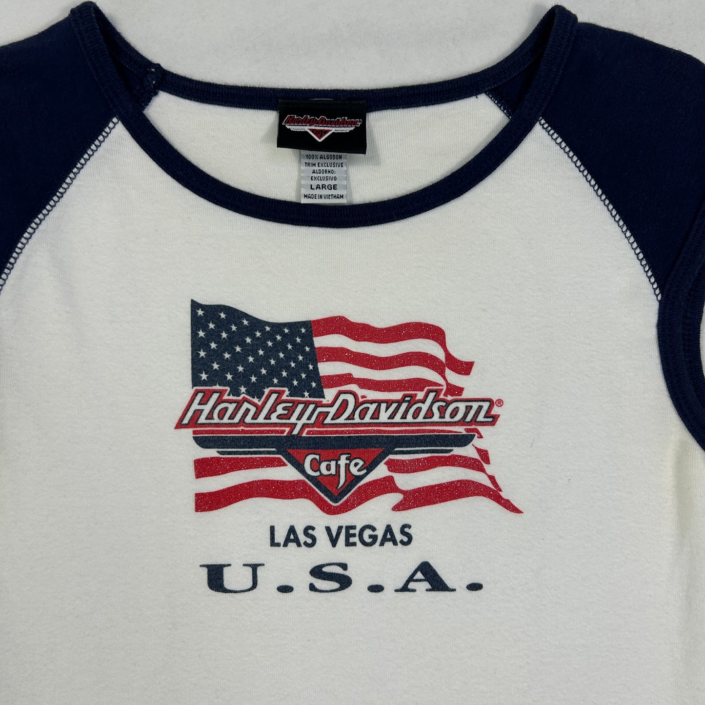 Harley Davidson Two Tone Babytee - Size S