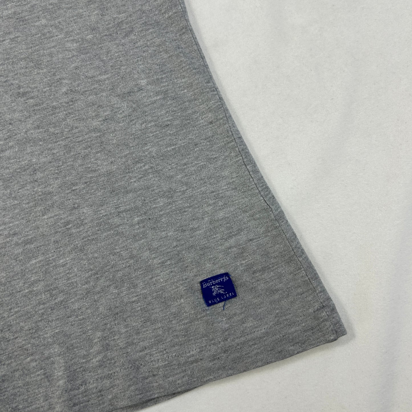 90's Burberry Grey Babytee - Size M