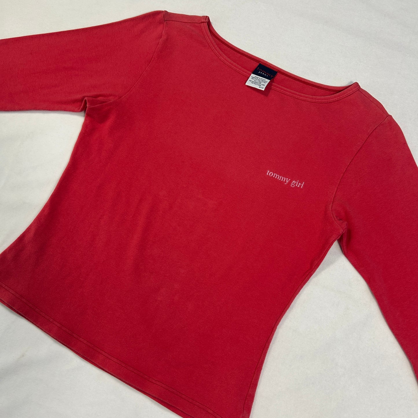 Tommy Girl 3/4 Sleeve top - Size M