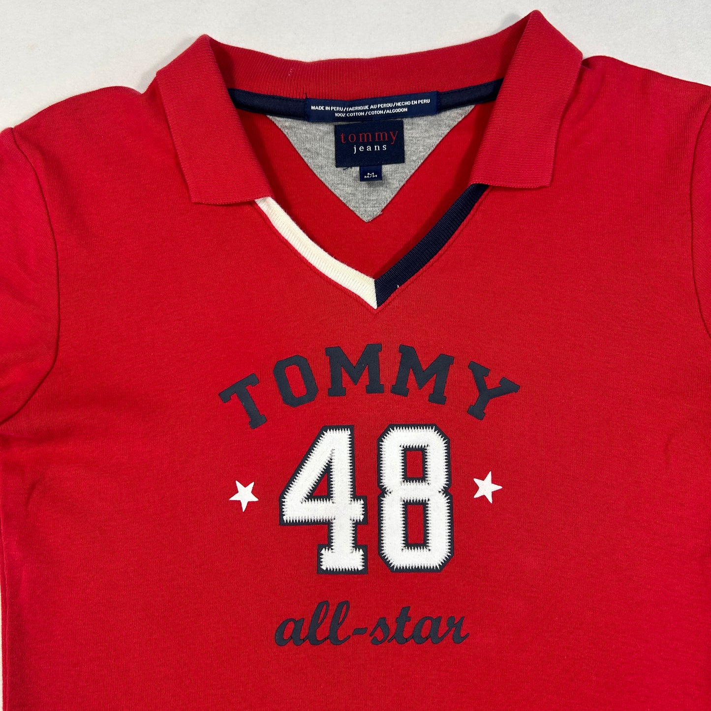 Tommy Jeans '48' Polo Babytee - S/M