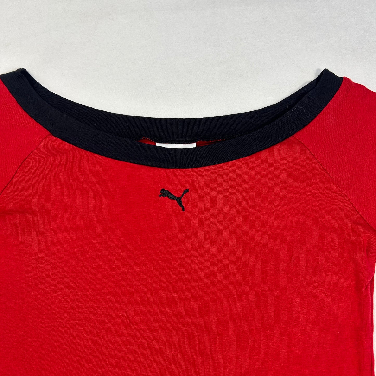 Two Tone Puma Off The Shoulder Top - Size M