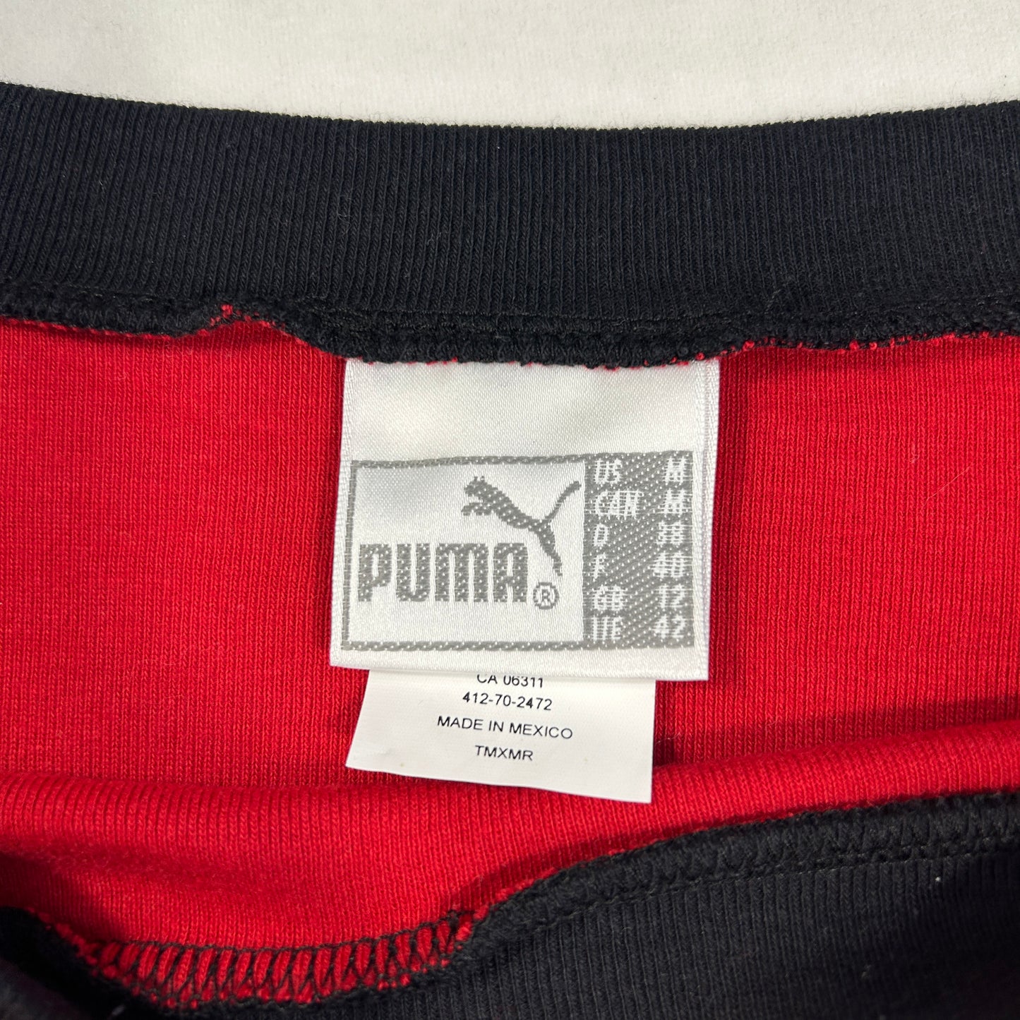Two Tone Puma Off The Shoulder Top - Size M