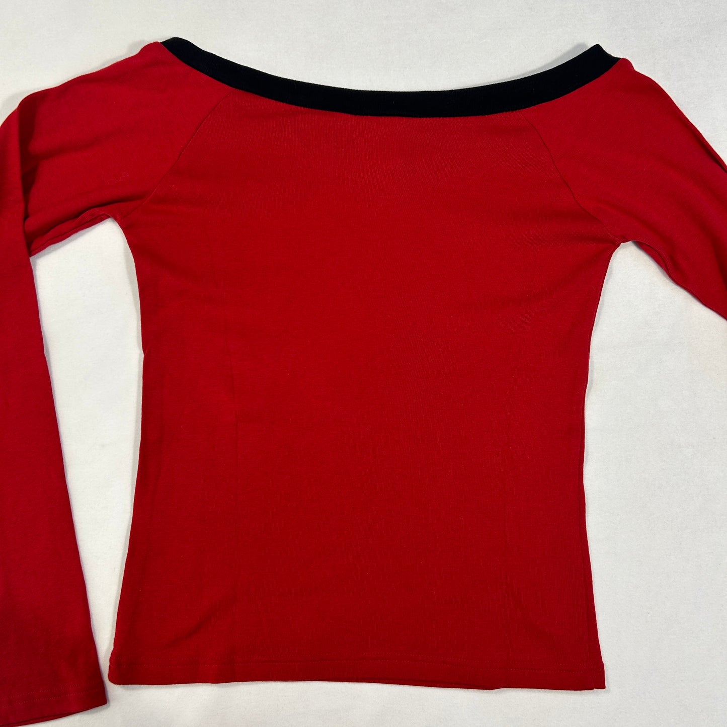 Two Tone Puma Off The Shoulder Top - Size M