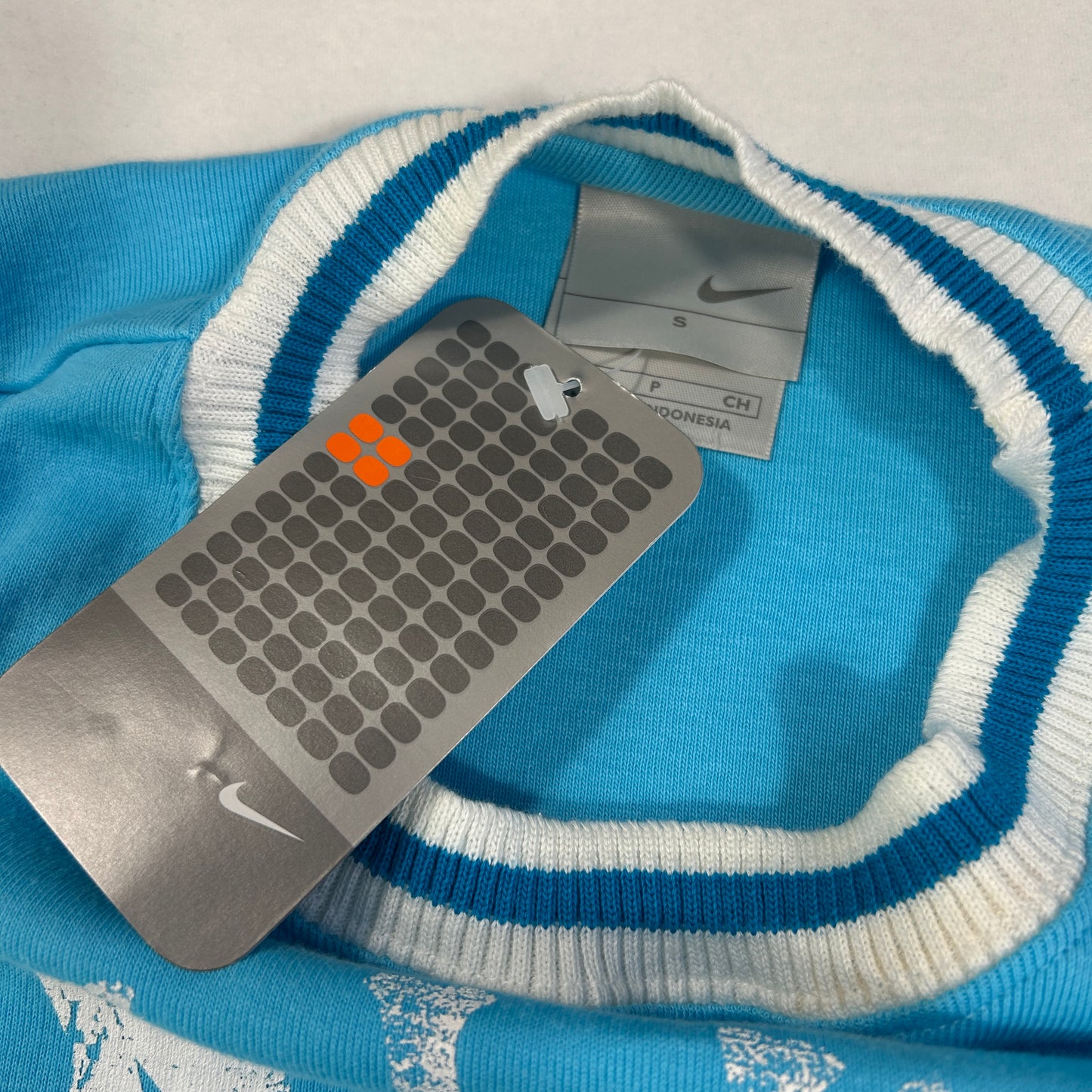 Deadstock Blue Nike Babytee - Size S