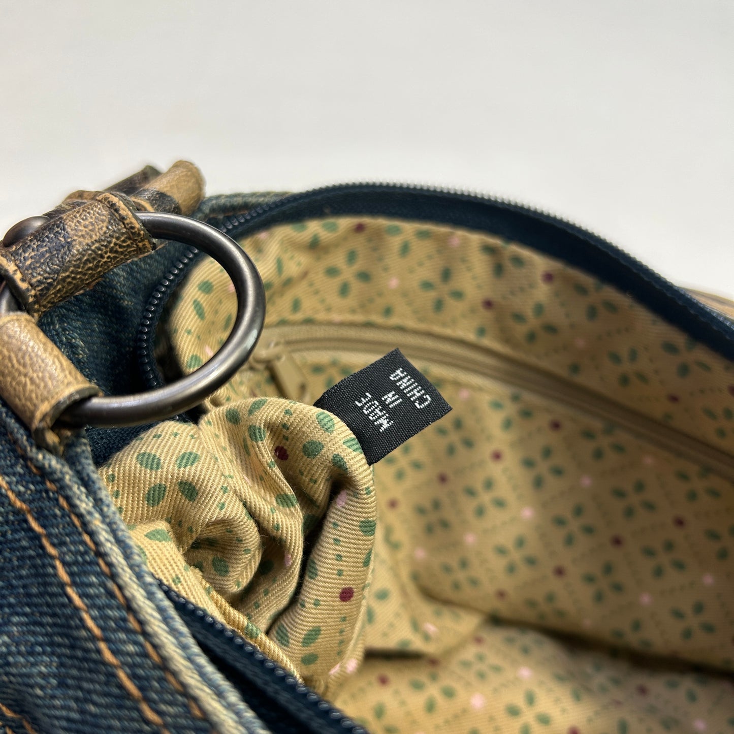 RARE Guess Camo Denim Shoulder Bag