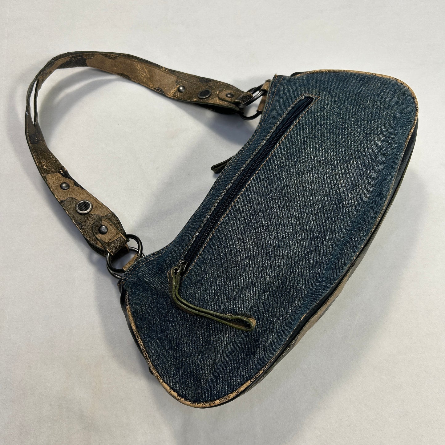 RARE Guess Camo Denim Shoulder Bag