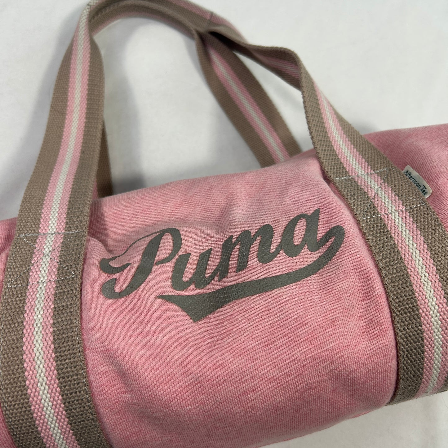 Pink Puma Barrel Shoulder Bag