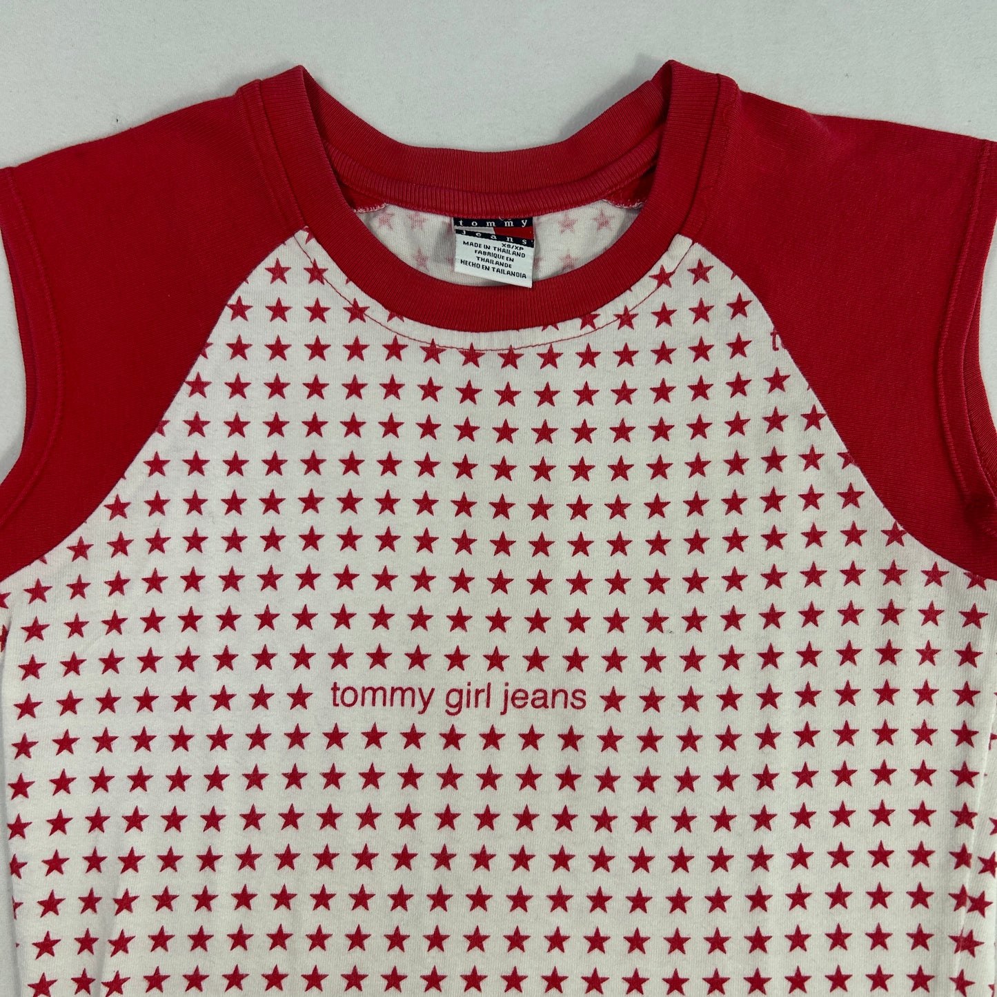 Tommy Girl Jeans Two Tone Star Tank Top - Size XS/S
