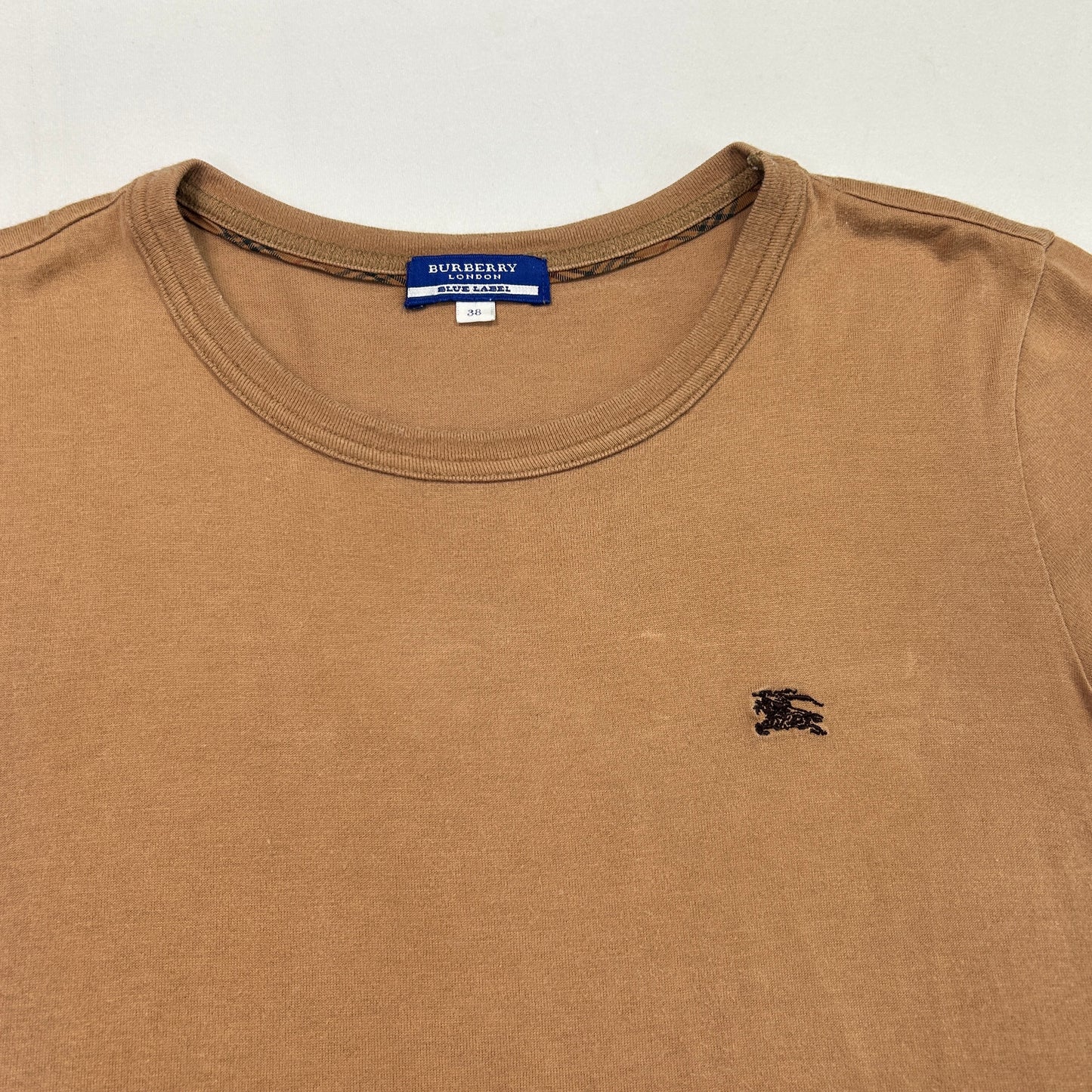 Vintage Brown Burberry Baby Tee - Size M