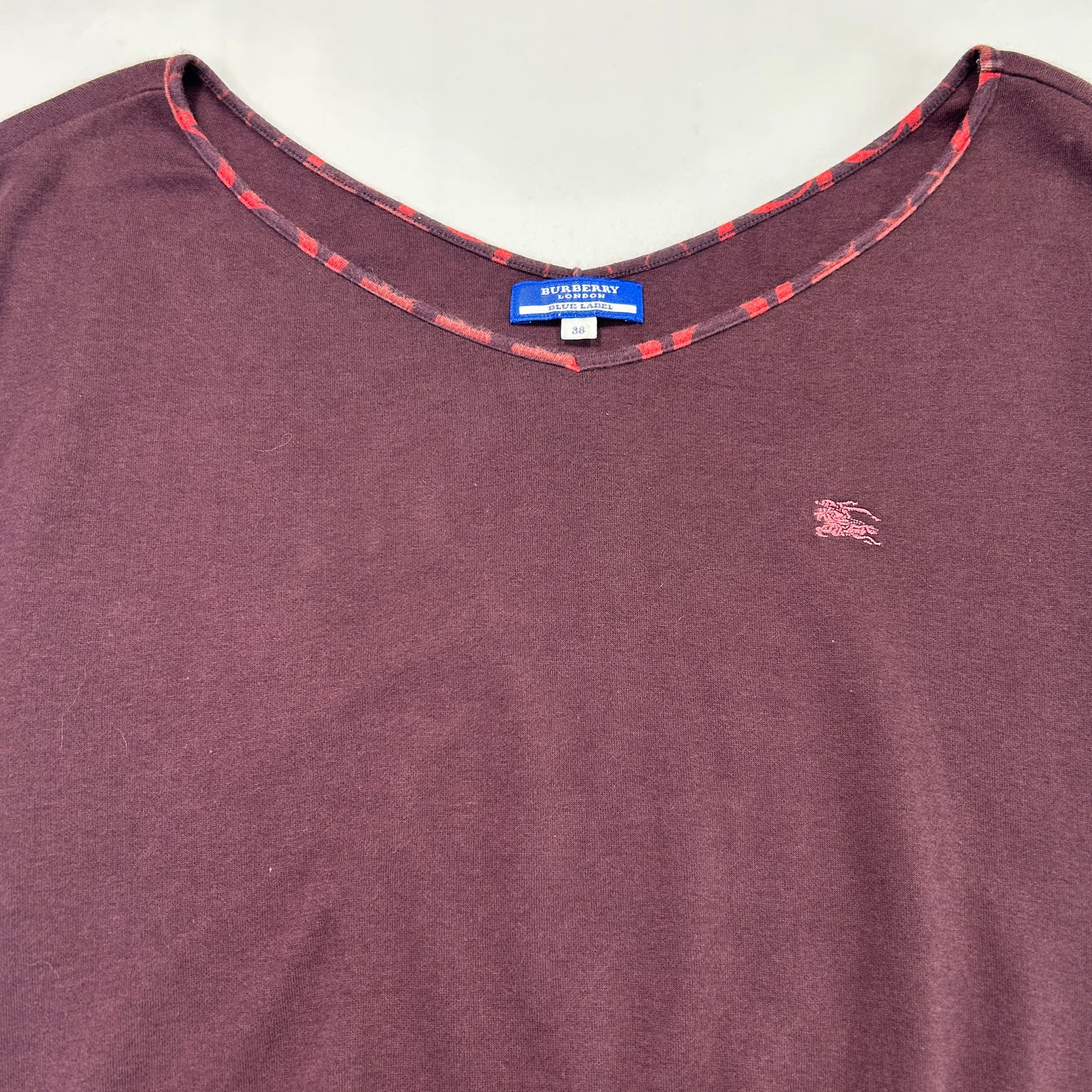 Vintage Burberry Off The Shoulder Top - Size S/M
