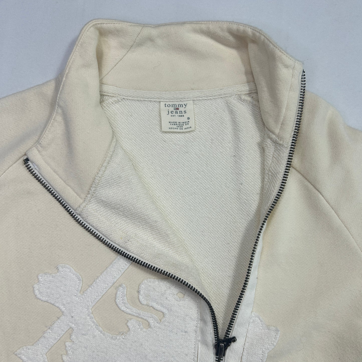 Vintage Tommy Jeans Asymmetrical Zip Up Jacket - Size S