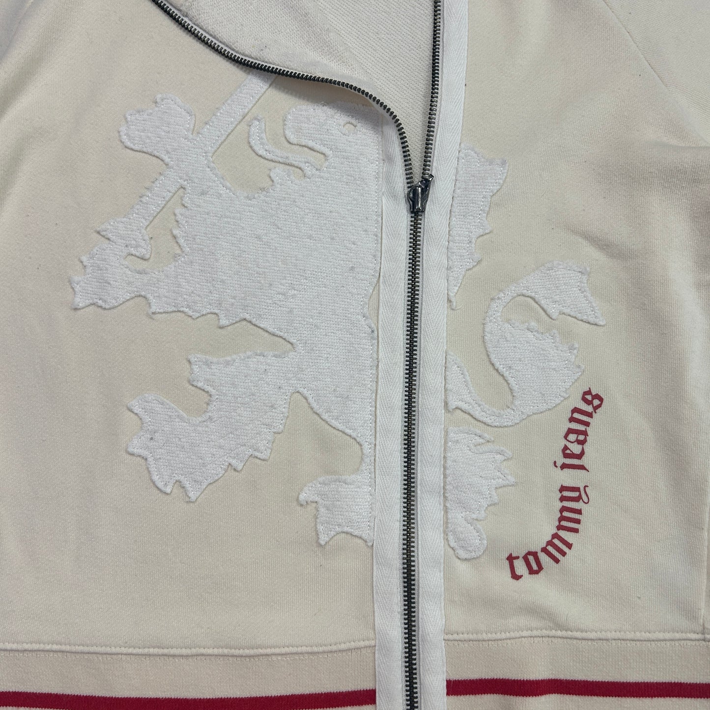 Vintage Tommy Jeans Asymmetrical Zip Up Jacket - Size S