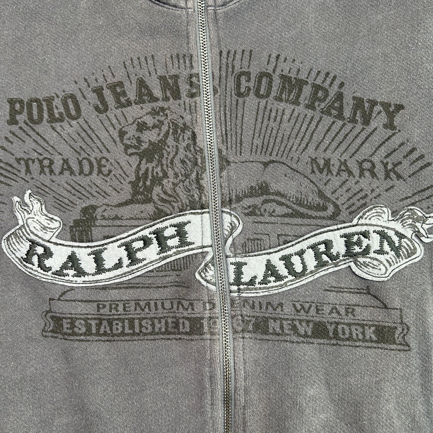 Vintage Ralph Lauren Zip Up Jacket - Size S/M