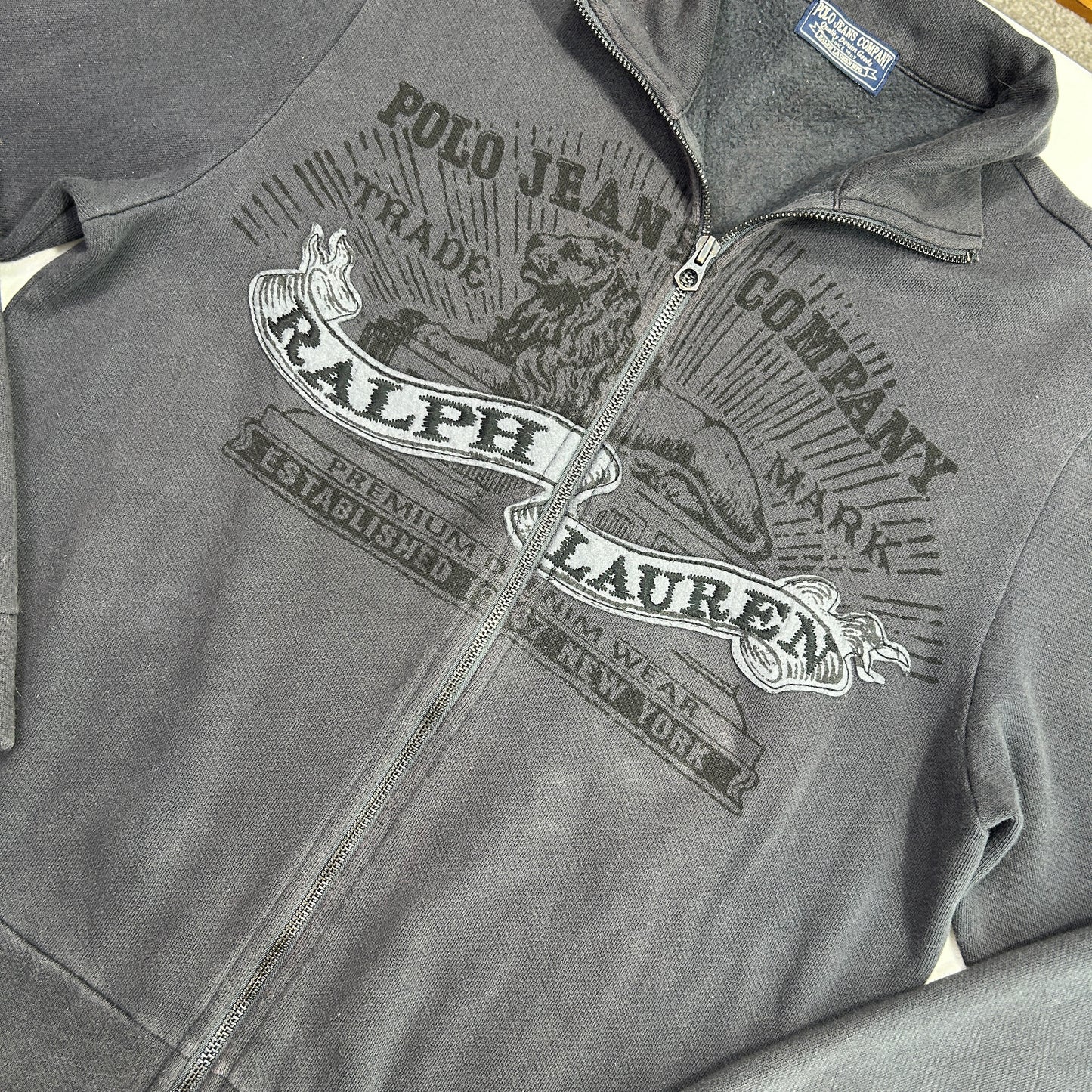 Vintage Ralph Lauren Zip Up Jacket - Size S/M