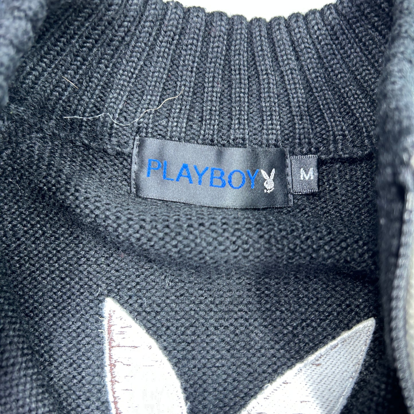 Vintage Playboy Striped Double Zip Jacket - Size M/L