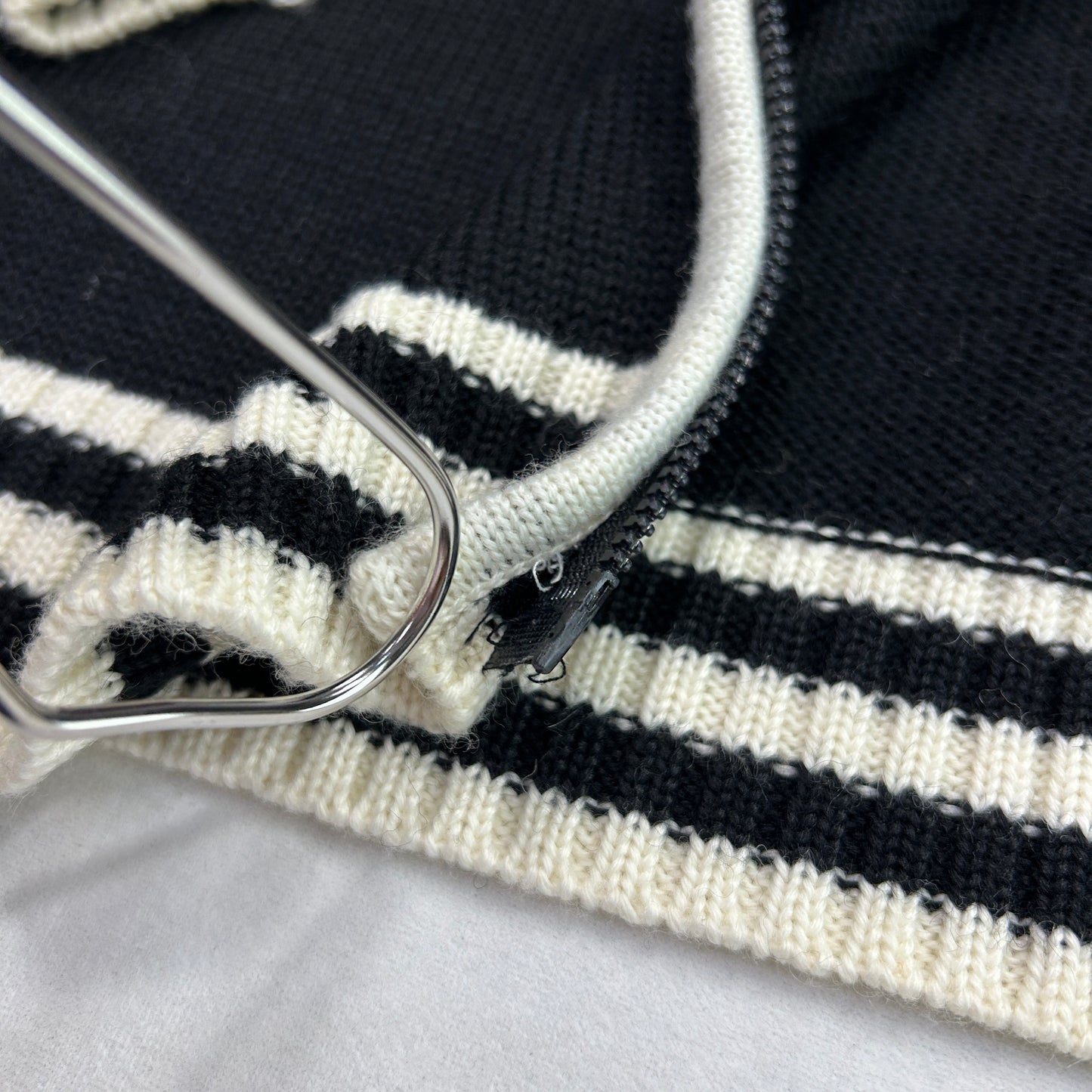 Vintage Playboy Striped Double Zip Jacket - Size M/L