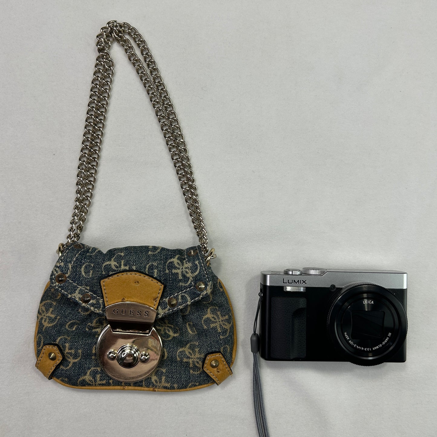 RARE Vintage Mirco Denim Guess Chain Bag