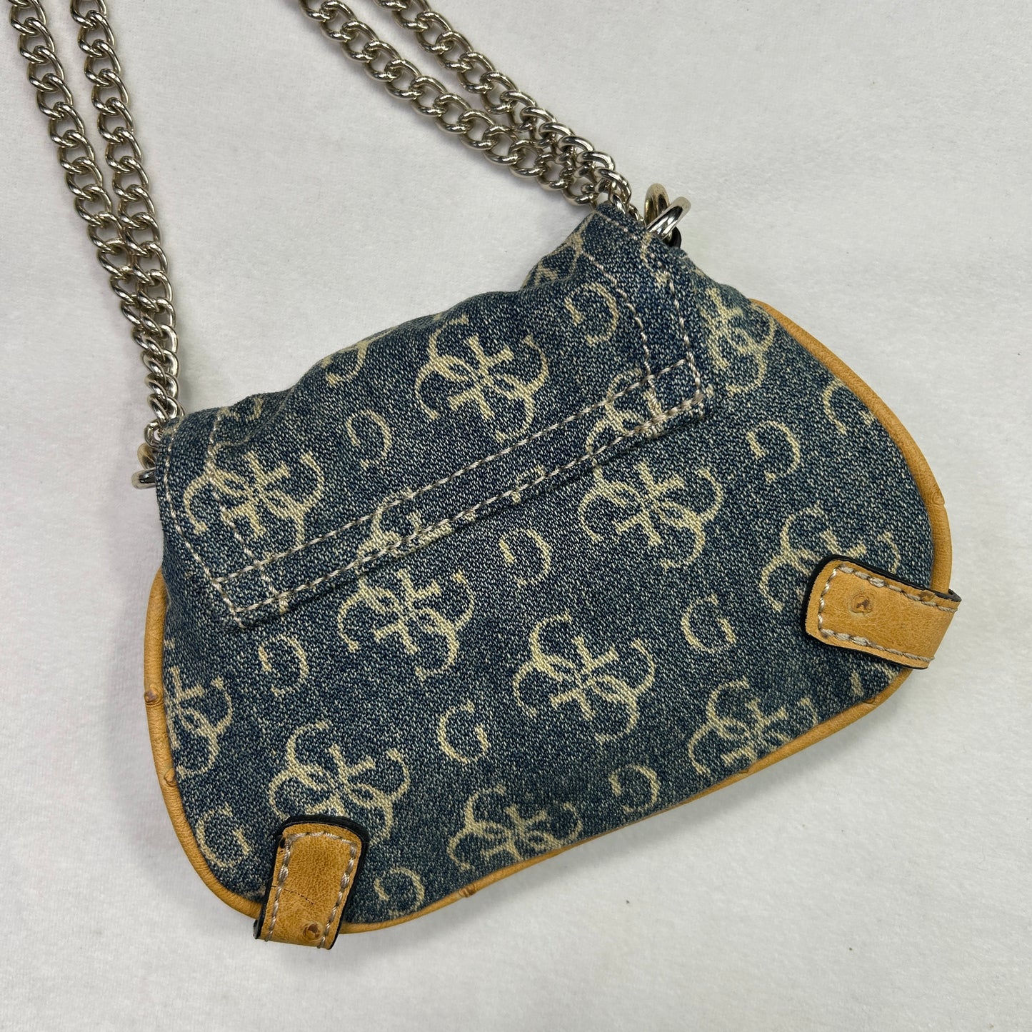 RARE Vintage Mirco Denim Guess Chain Bag