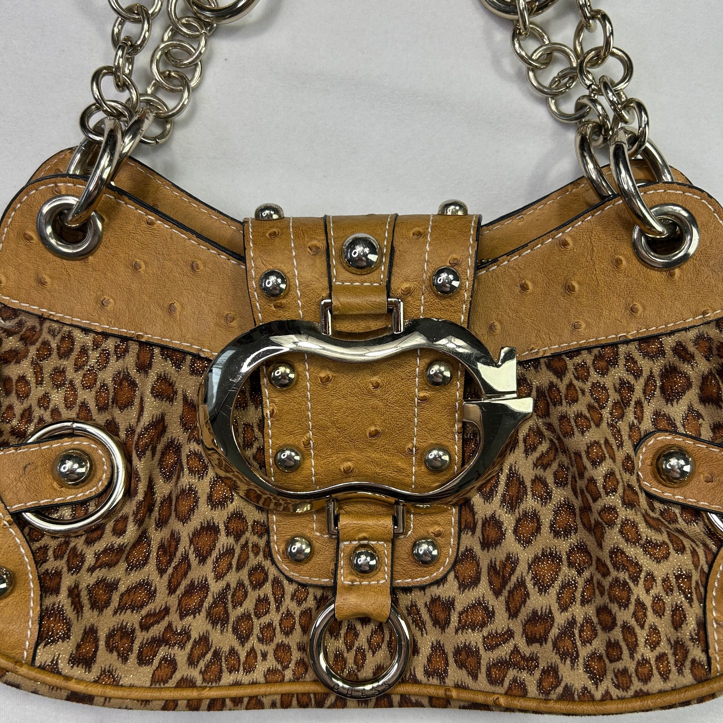 RARE Vintage Guess Animal Print Shoulder Bag