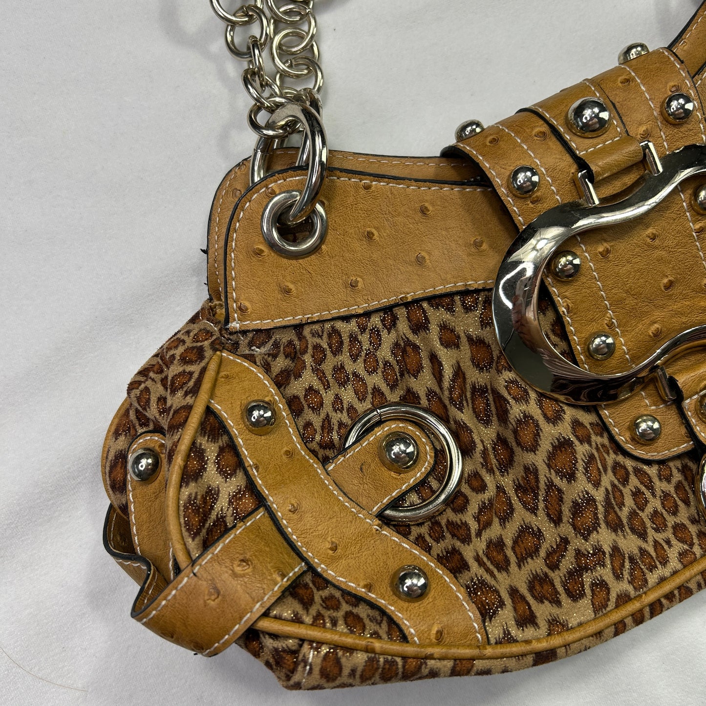 RARE Vintage Guess Animal Print Shoulder Bag