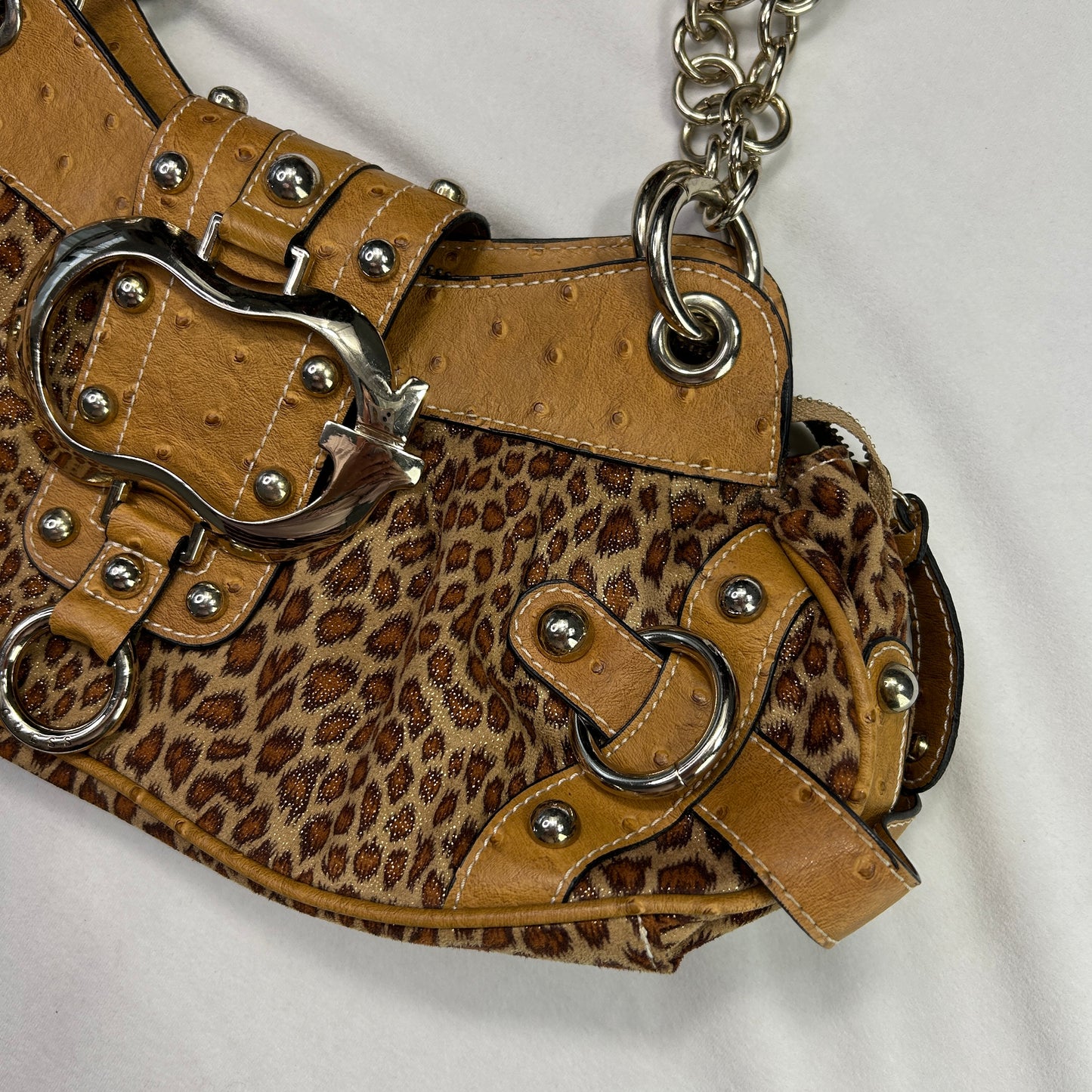 RARE Vintage Guess Animal Print Shoulder Bag