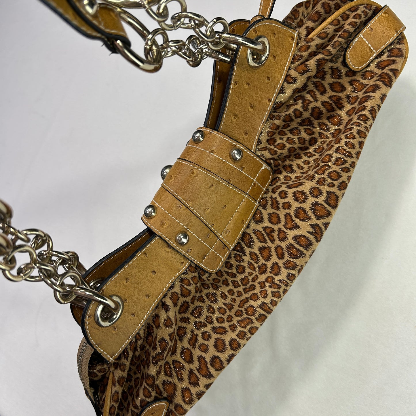 RARE Vintage Guess Animal Print Shoulder Bag