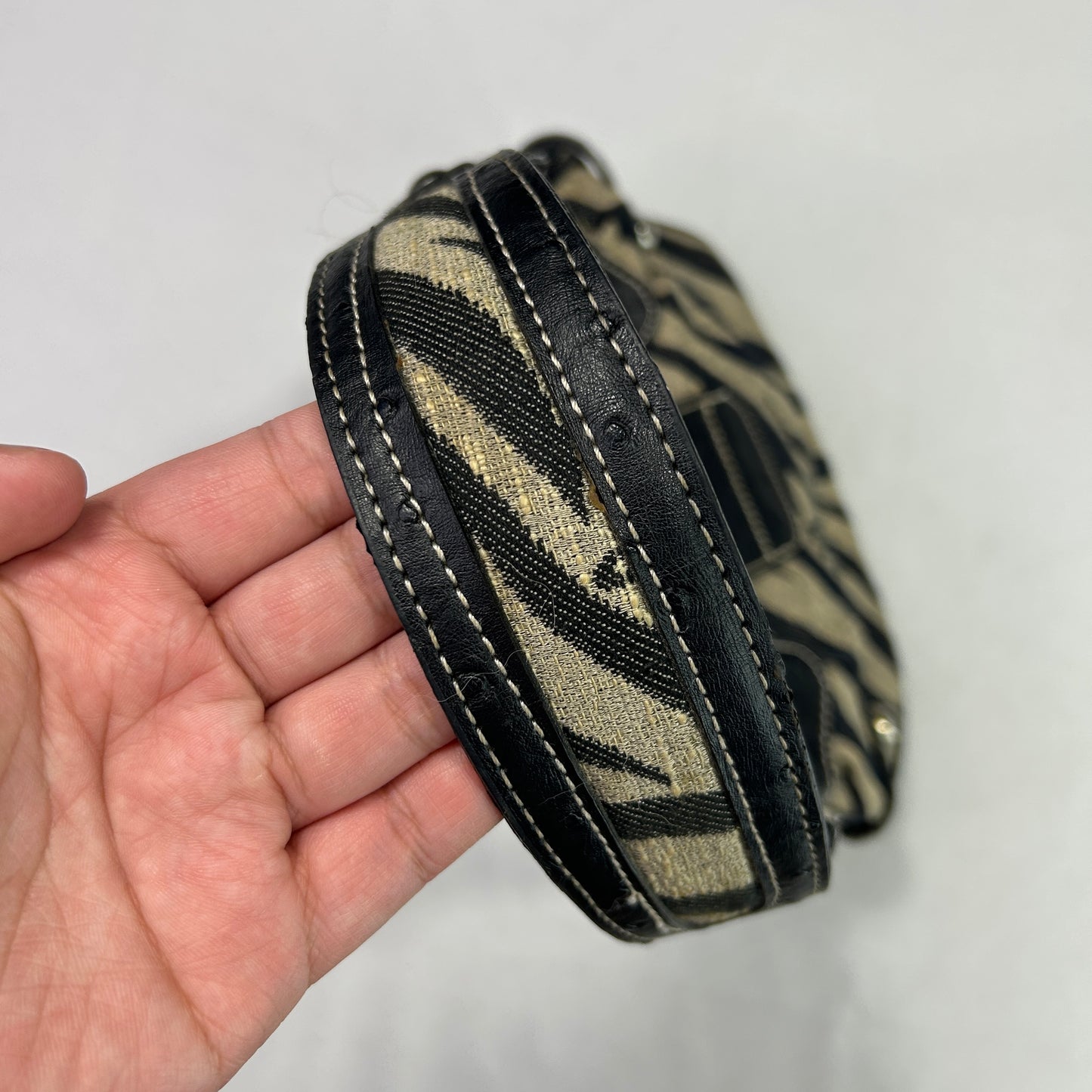RARE Vintage Guess Zebra Print Shoulder Bag