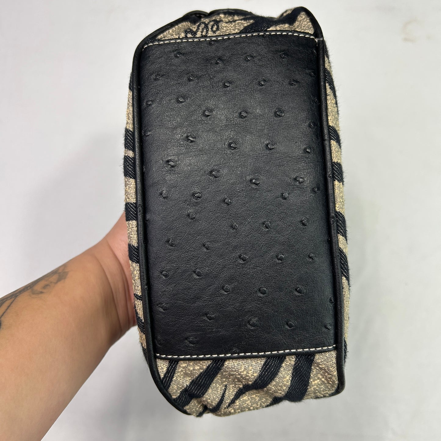RARE Vintage Guess Zebra Print Shoulder Bag