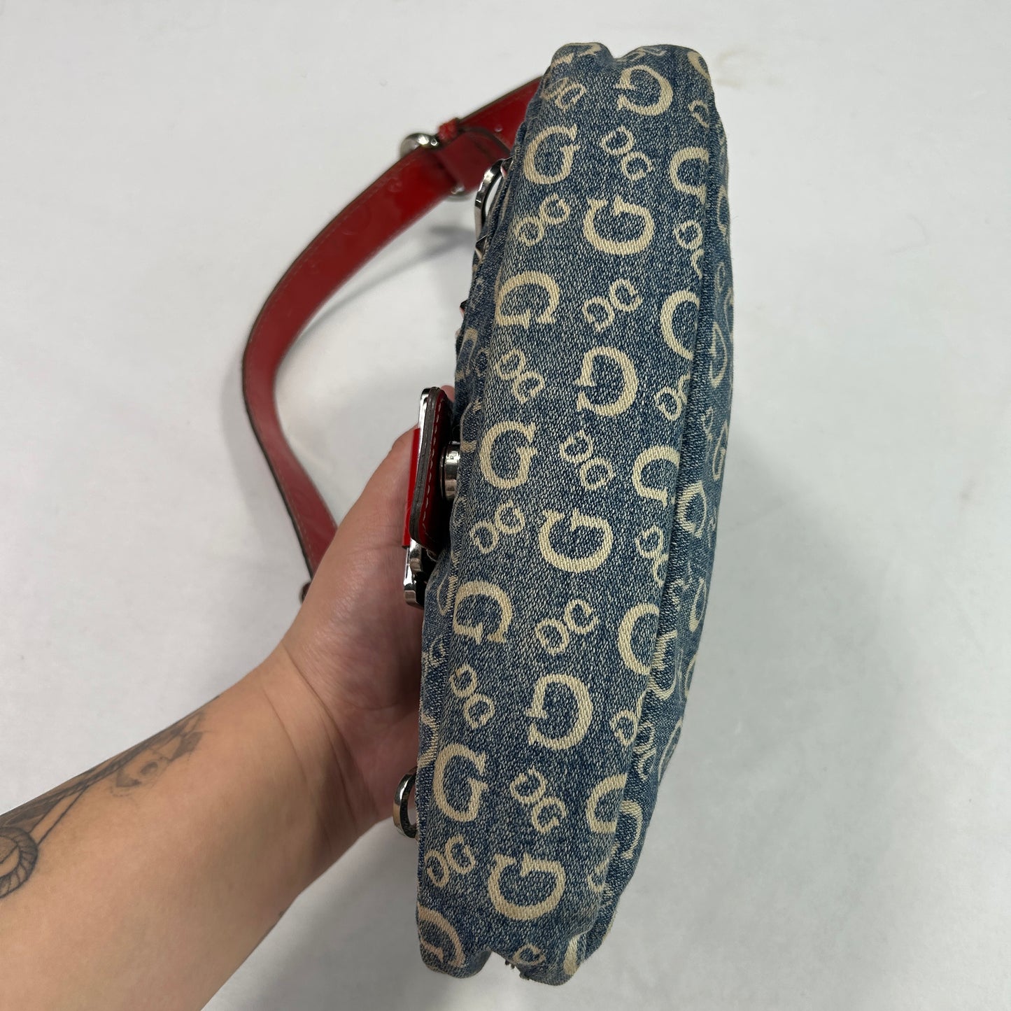 RARE Vintage Guess Denim Shoulder Bag